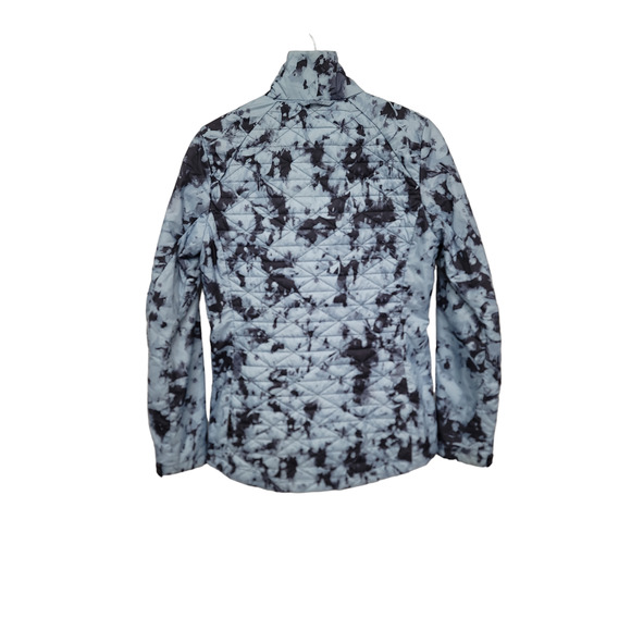 The North Face Thermoball Eco Puffer Jacket Blue-Gray Black Tie Dye Size Small - Picture 2 of 9